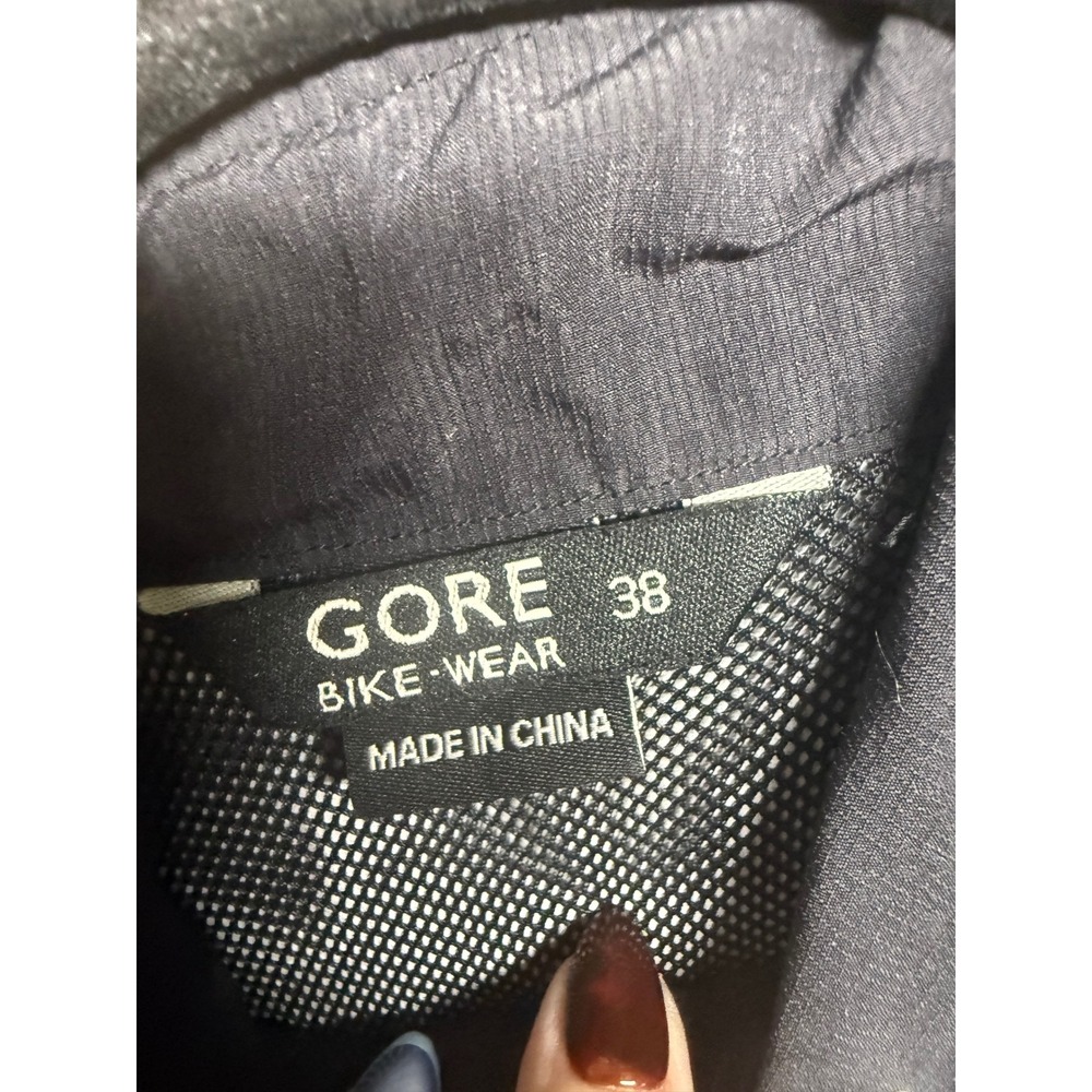 Gore Bike Wear Windstopper Cycling Vest Black Womens Size 38 Full Zip Mesh Back - Picture 3 of 8